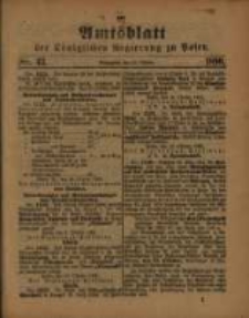 Amtsblatt der Königlichen Regierung zu Posen. 1890.10.21 Nro.42