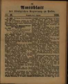 Amtsblatt der Königlichen Regierung zu Posen. 1890.12.09 Nro.49