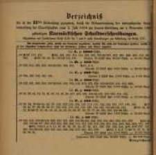 Verzeichniss der in der 11ten … vom 2. Juli 1890 ... am 2. November 1890 ... Kurmärkischen Schuldverschreibungen ...