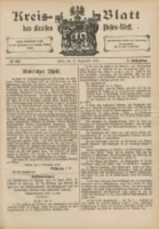 Kreis-Blatt des Kreises Posen-West 1895.09.26 Jg.7 Nr39