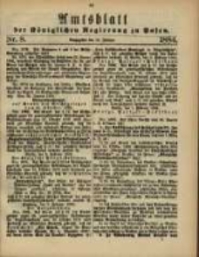 Amtsblatt der Königlichen Regierung zu Posen. 1884.02.19 Nro.8