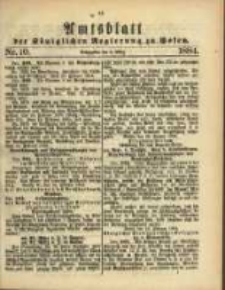 Amtsblatt der Königlichen Regierung zu Posen. 1884.03.04 Nro.10