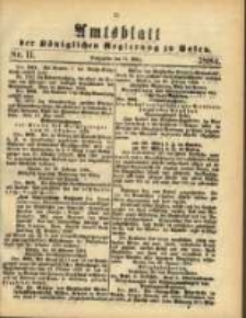 Amtsblatt der Königlichen Regierung zu Posen. 1884.03.11 Nro.11