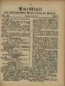 Amtsblatt der Königlichen Regierung zu Posen. 1884.07.29 Nro.31