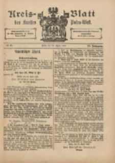 Kreis-Blatt des Kreises Posen-West 1898.04.28 Jg.10 Nr17