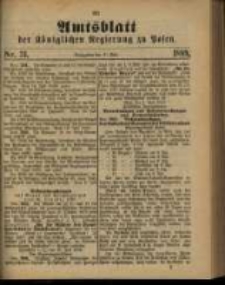 Amtsblatt der Königlichen Regierung zu Posen. 1889.07.30 Nro.31