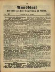Amtsblatt der Königlichen Regierung zu Posen. 1889.12.17 Nro.51