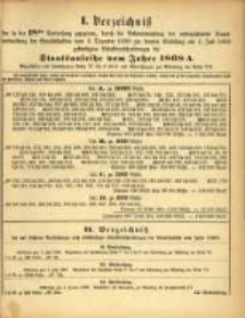 Verzeichniss der in der 18ten … vom 3. Dezember 1889 … am 1. Juli 1890 … Staatsanleiche vom Jahre 1868 A.