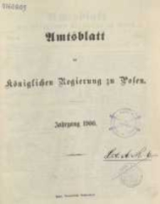 Amtsblatt der Königlichen Regierung zu Posen. 1900.01.02 Nro.1