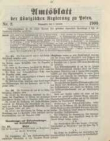 Amtsblatt der Königlichen Regierung zu Posen. 1900.01.09 Nro.2