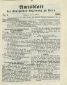 Amtsblatt der Königlichen Regierung zu Posen. 1900.02.20 Nro.8