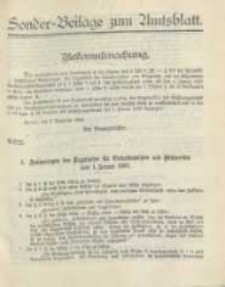 Sonder - Beilage zum Amtsblatt