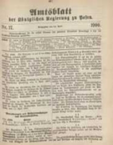 Amtsblatt der Königlichen Regierung zu Posen. 1900.04.24 Nro.17