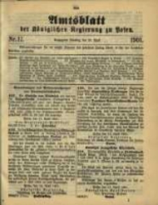 Amtsblatt der Königlichen Regierung zu Posen. 1901.04.23 Nro.17
