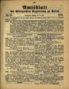 Amtsblatt der Königlichen Regierung zu Posen. 1901.06.18 Nro.25