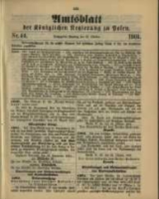 Amtsblatt der Königlichen Regierung zu Posen. 1901.10.29 Nro.44