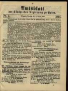 Amtsblatt der Königlichen Regierung zu Posen. 1905.01.10 Nro.2