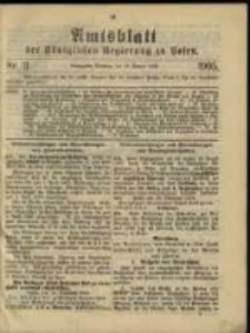 Amtsblatt der Königlichen Regierung zu Posen. 1905.01.17 Nro.3