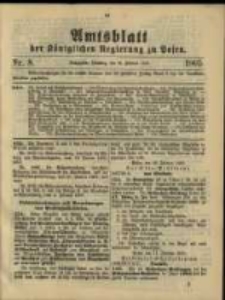 Amtsblatt der Königlichen Regierung zu Posen. 1905.02.21 Nro.8