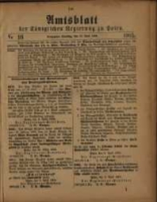 Amtsblatt der K&ouml;niglichen Regierung zu Posen. 1905.04.18 Nro.16