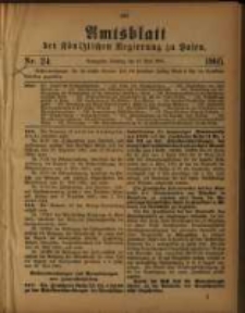 Amtsblatt der Königlichen Regierung zu Posen. 1905.06.13 Nro.24