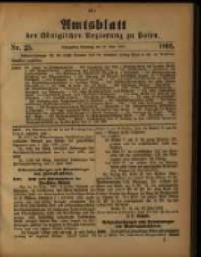 Amtsblatt der Königlichen Regierung zu Posen. 1905.06.20 Nro.25