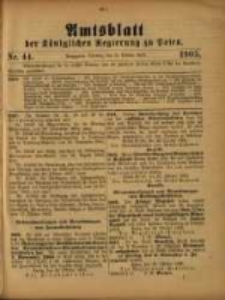 Amtsblatt der Königlichen Regierung zu Posen. 1905.10.31 Nro.44