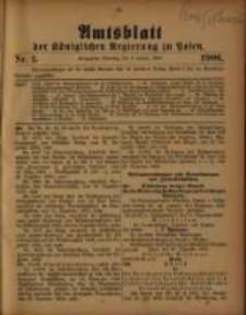 Amtsblatt der Königlichen Regierung zu Posen. 1906.01.09 Nro.2
