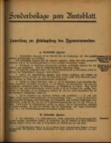 Sonderbeilage zum Amtsblatt