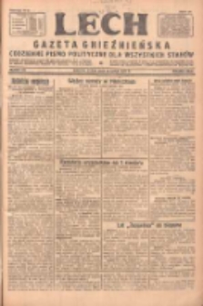 Lech.Gazeta Gnieźnieńska: codzienne pismo polityczne dla wszystkich stan&oacute;w 1931.07.29 R.32 Nr172