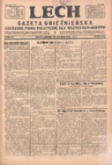 Lech.Gazeta Gnieźnieńska: codzienne pismo polityczne dla wszystkich stan&oacute;w 1931.10.22 R.32 Nr244