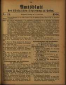 Amtsblatt der Königlichen Regierung zu Posen. 1906.06.12 Nro.24