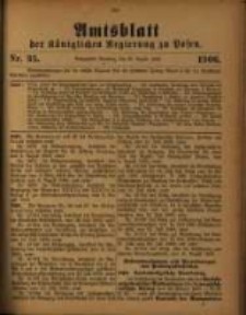 Amtsblatt der Königlichen Regierung zu Posen. 1906.08.28 Nro.35