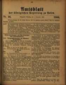 Amtsblatt der Königlichen Regierung zu Posen. 1906.09.04 Nro.36