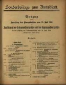 Sonderbeilage zum Amtsblatt