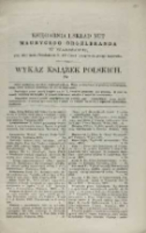 Wykaz książek polskich. Nr.1