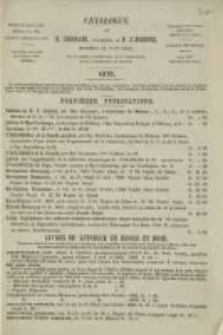 Catalogue de H. Dessain, successeur de J. P. Hanicq 1870