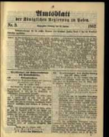 Amtsblatt der Königlichen Regierung zu Posen. 1902.01.21 Nro.3