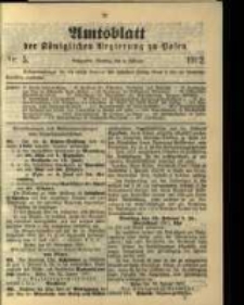 Amtsblatt der Königlichen Regierung zu Posen. 1902.02.04 Nro.5