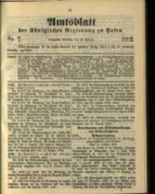 Amtsblatt der Königlichen Regierung zu Posen. 1902.02.18 Nro.7