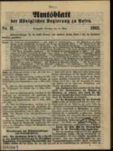Amtsblatt der Königlichen Regierung zu Posen. 1902.03.18 Nro.11