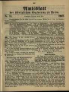 Amtsblatt der Königlichen Regierung zu Posen. 1902.05.06 Nro.18