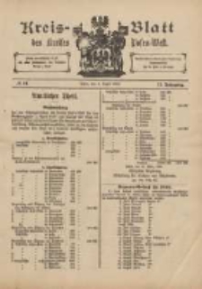 Kreis-Blatt des Kreises Posen-West 1899.04.06 Jg.11 Nr14