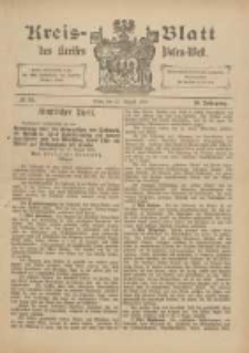 Kreis-Blatt des Kreises Posen-West 1899.08.31 Jg.11 Nr35