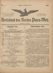 Kreis-Blatt des Kreises Posen-West 1903.03.19 Jg.15 Nr7