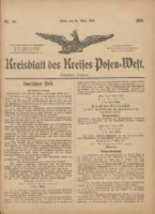 Kreis-Blatt des Kreises Posen-West 1903.03.12 Jg.15 Nr10