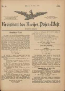 Kreis-Blatt des Kreises Posen-West 1903.03.26 Jg.15 Nr12