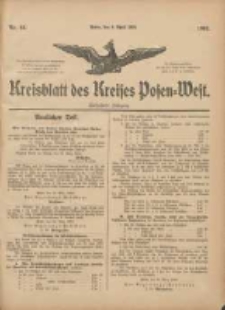 Kreis-Blatt des Kreises Posen-West 1903.04.09 Jg.15 Nr14