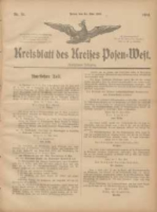 Kreis-Blatt des Kreises Posen-West 1903.05.14 Jg.15 Nr19