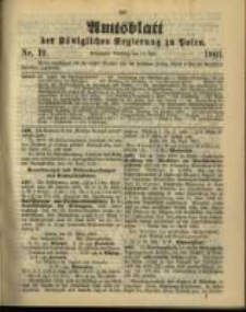 Amtsblatt der Königlichen Regierung zu Posen. 1903.05.12 Nro.19